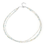 Collar en plata con Berilo fantasía