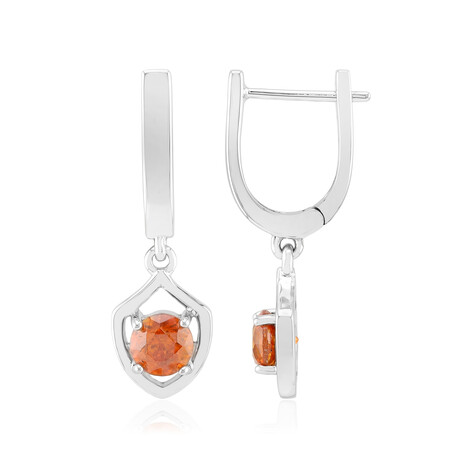 Pendientes en plata con Esfalerita