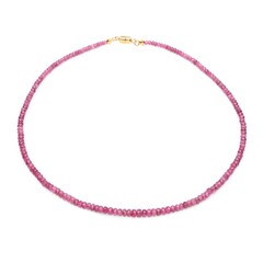 Collier en or et Tourmaline rose