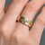 Gouden ring met I3 Champagne Diamanten (de Melo Gold)