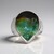 Anello in argento con Legno pietrificato opalizzato (Bali Barong)