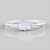 Anello in argento con Opale di Welo