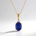 Collana in oro con Tanzanite AAA (CIRARI)