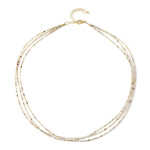 Collar en plata con Zircón amarillo canario