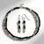 Parure in argento con Tormalina Nera