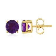 Amethyst-Silberohrringe