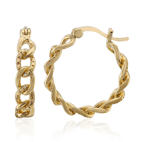 Weißer Topas-Silberohrringe