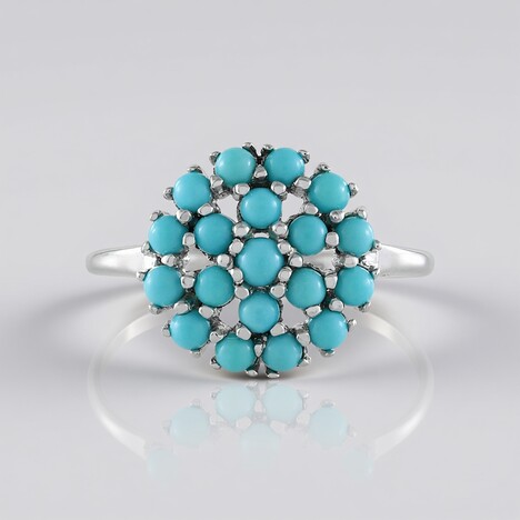 Bague en argent et Turquoise Sleeping Beauty