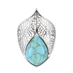 Pendentif en argent et Turquoise (dagen)