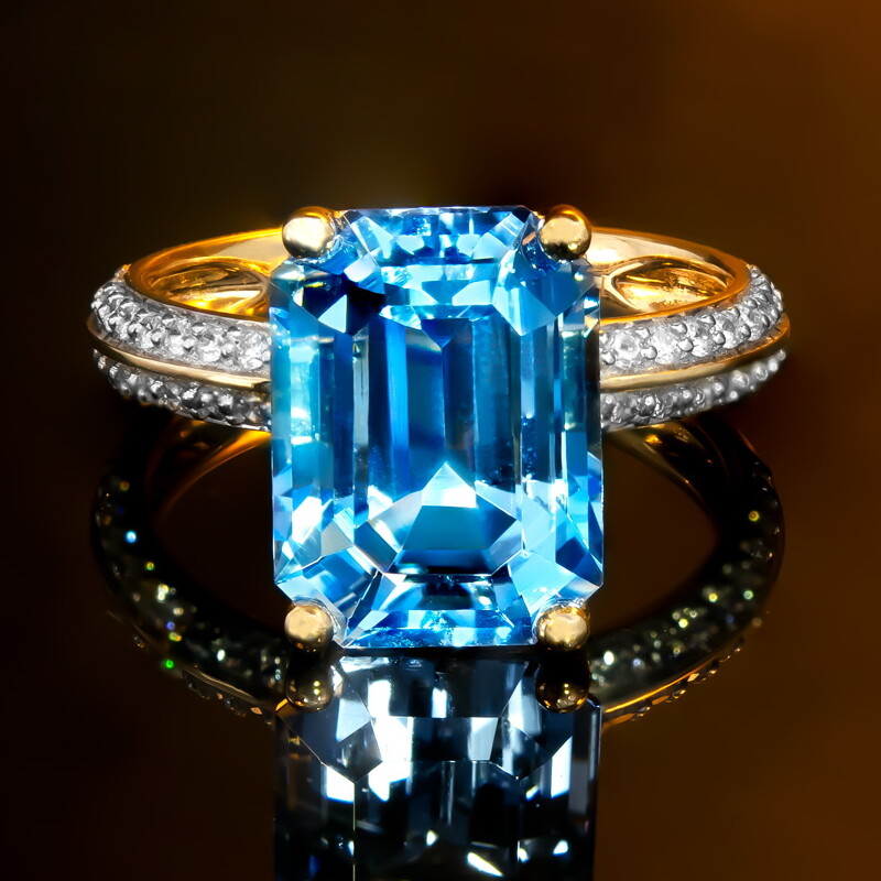 AAA-Santa Maria-Aquamarin-Goldring (AMAYANI)