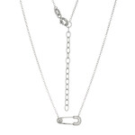 Zirkon-Silbercollier (Adela Silber)