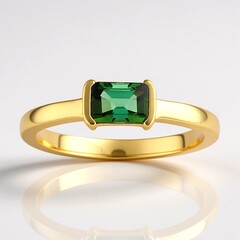 Anello in argento con Indicolite (Adela Silber)