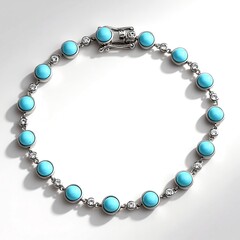 Bracciale in argento con Turchese Sleeping Beauty (Faszination Türkis)
