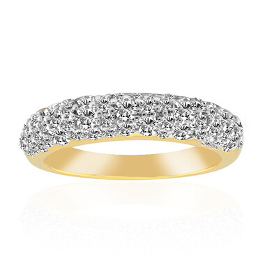 Anello in oro con Diamante VVS1 (G) (Annette)