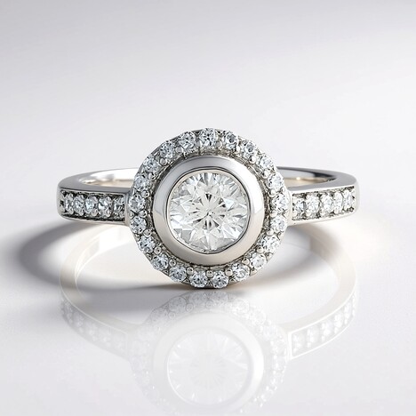 Anello in argento con Zircone