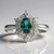 Anello in platino con Alessandrite Brasiliana (CIRARI)