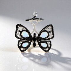 Anello in argento con Opale di Welo (Dallas Prince Designs)