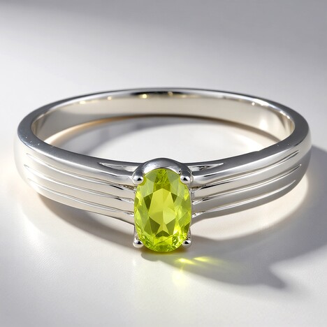 Anello in argento con Tormalina Cuprian
