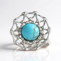 Anello in argento con Turchese
