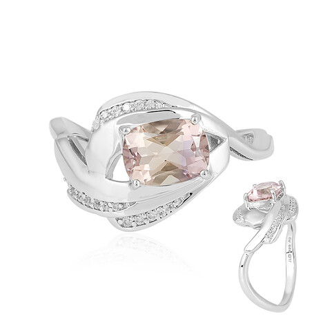 Anello in argento con Ametrina