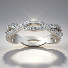 Anello in argento con Zircone