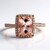 Anello in oro con Morganite AAA