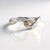Anello in argento con Diamante Champagne I2 (de Melo Essence)