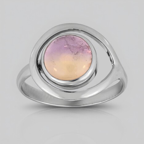 Anello in argento con Ametrina
