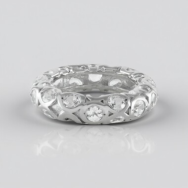 Anello in argento con Danburite (de Melo)