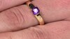Anillo en plata con Amatista de Marruecos