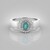 Anello in argento con Grandidierite