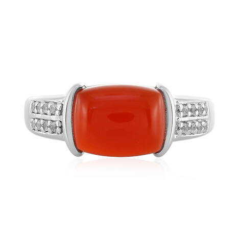 Anello in argento con Corniola