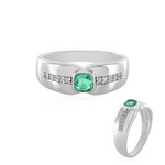 Kolumbianischer Smaragd-Silberring