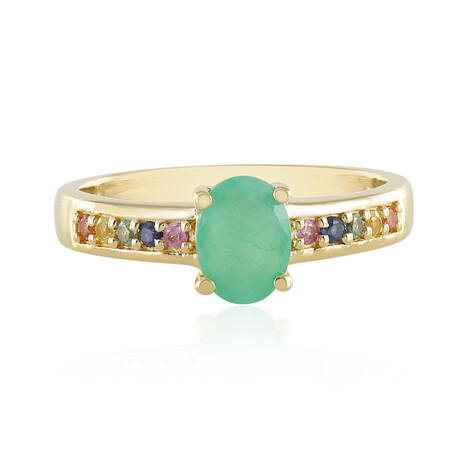 Anello in argento con Smeraldo Socoto