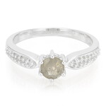 Anillo en plata con Espectrolita