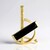 Ciondolo placcato in oro con Onice (MONOSONO COLLECTION)