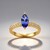 Anello in oro con Tanzanite AAA