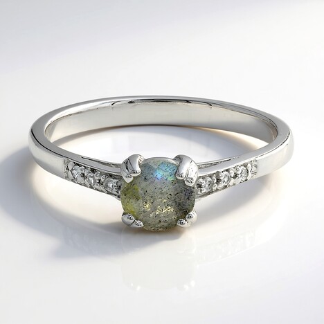 Anello in argento con Spectrolite