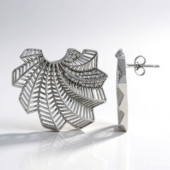 Orecchini in argento con Zircone