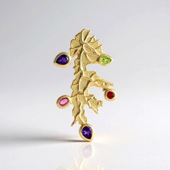 Ciondolo in argento con Ametista Zambiana (MONOSONO COLLECTION)