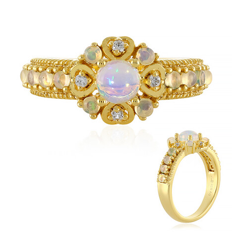 Anello in argento con Opale di Welo