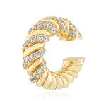 Zirkon-Silberohrklemme