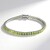 Bracciale in argento con Peridoto della Birmania