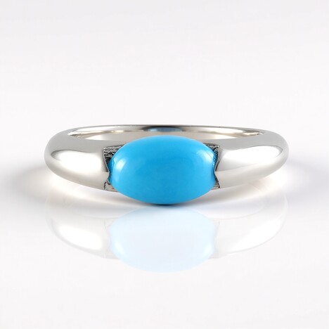 Anello in argento con Turchese Sleeping Beauty (de Melo)