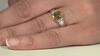 Bague en argent et Béryl jaune