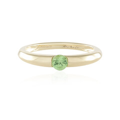 9K Tanzanian Tsavorite Gold Ring
