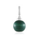 Pendentif en argent et Malachite (MONOSONO COLLECTION)