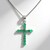 Collier en argent et Emeraude du Brésil