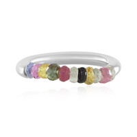 Zilveren ring met saffieren