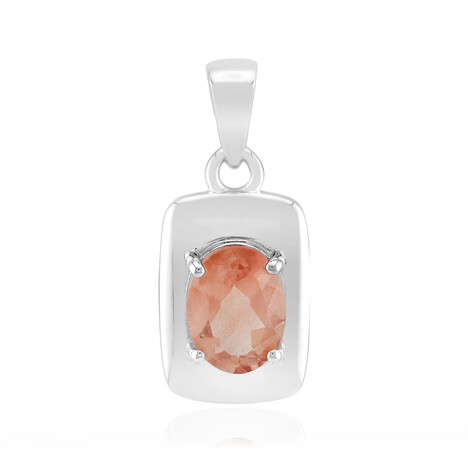Colgante en plata con Piedra del sol de Oregón
